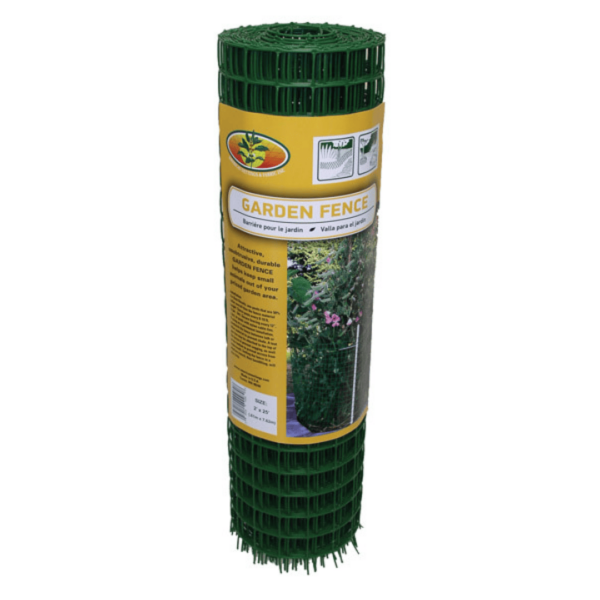 garden fence garden fencing roll with yellow label
